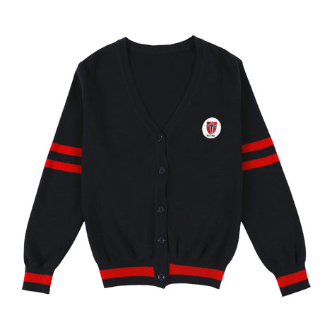 NIS Unisex Knit Cardigan, Navy